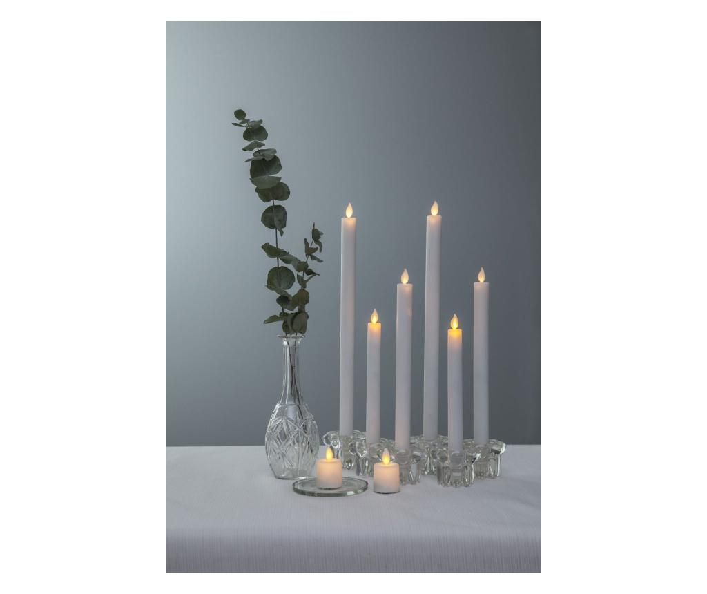 Set 2 lumanari cu LED-uri M-Twinkle - Best Season, Alb de la Best Season